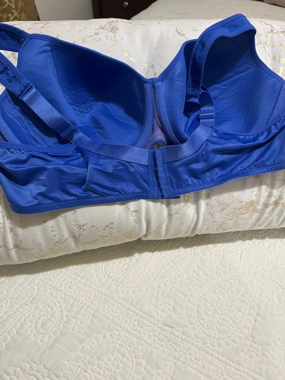 Smooth Underwire Bra in Deep Blue - Picture 3 of 6